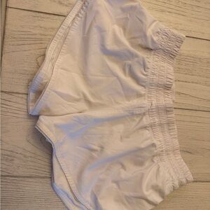 Lululemon Athletica White Athletic Shorts